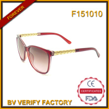 F151010 Top venta de gafas de sol de marca mujer